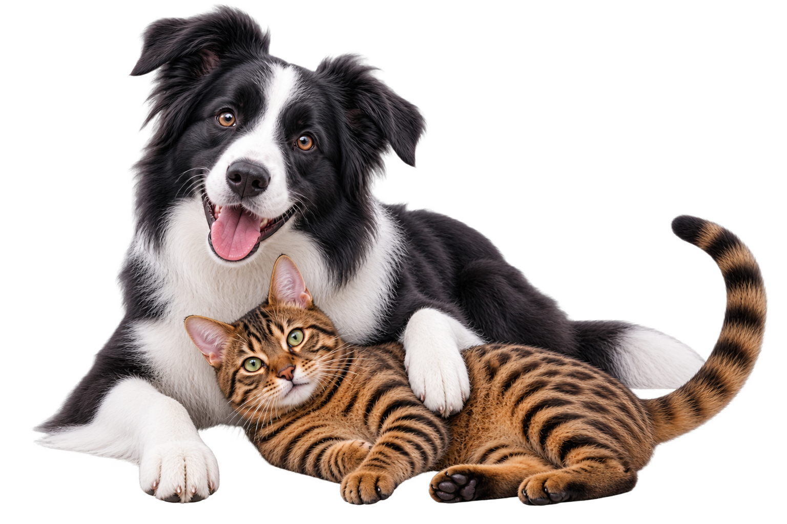 Chien et chat Croq'Poiloup